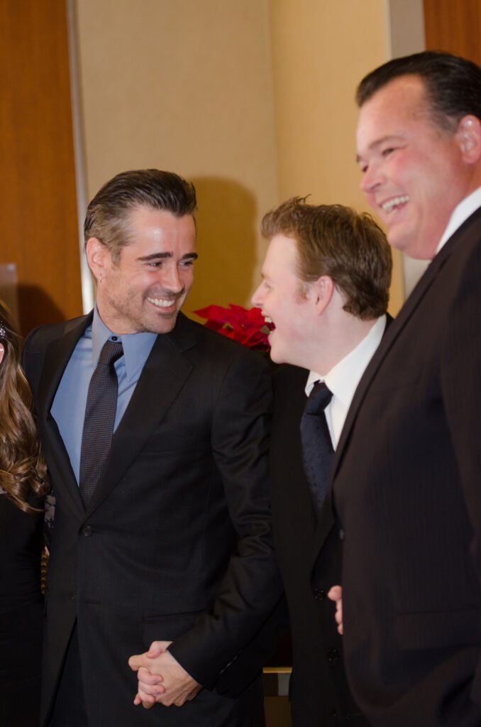 Colin Farrell with Stevie